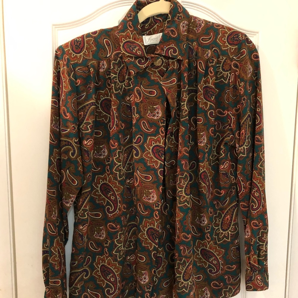Vintage, fox Croft women’s long sleeve button up